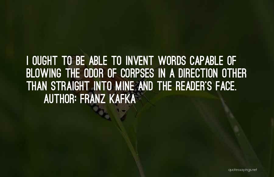 Straight In The Face Quotes By Franz Kafka