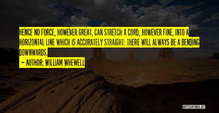 Straight Line Quotes By William Whewell