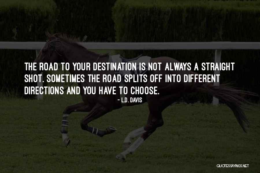 Straight Shot Quotes By L.D. Davis Straight Shot Quotes By L.D. Davis