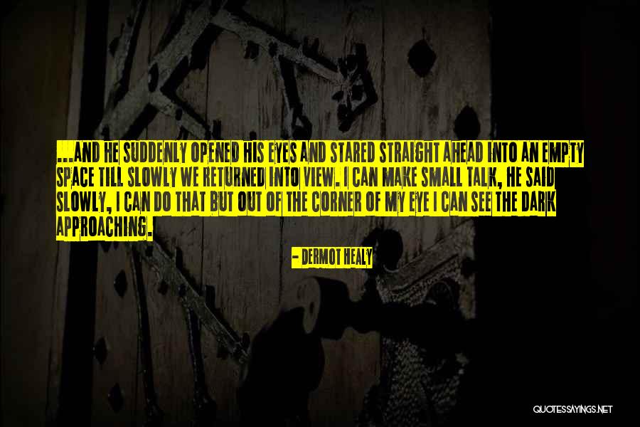 Straight Talk Quotes By Dermot Healy