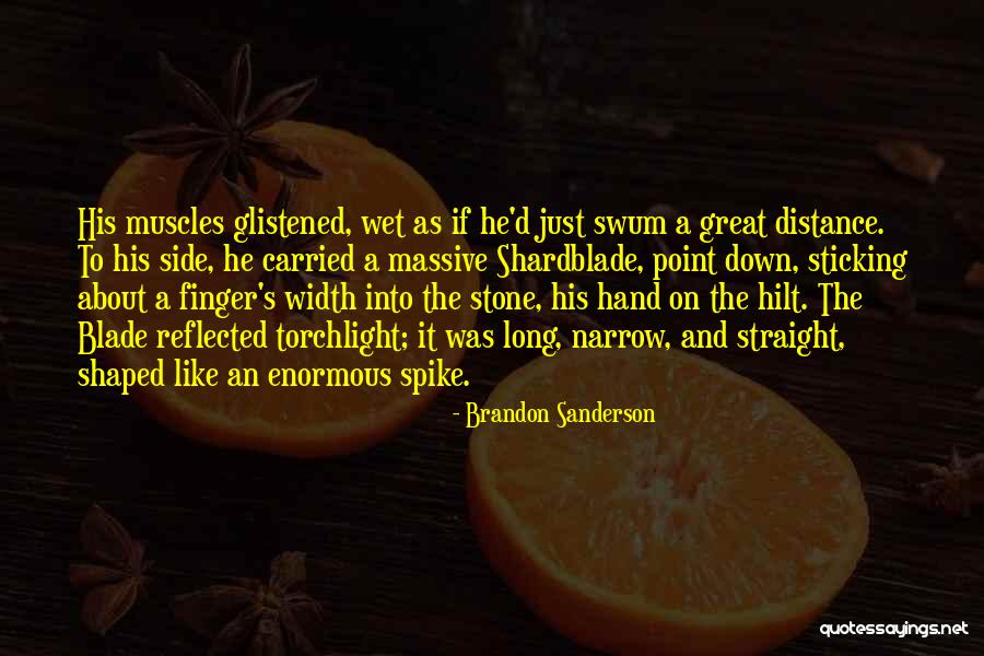 Straight To The Point Quotes By Brandon Sanderson