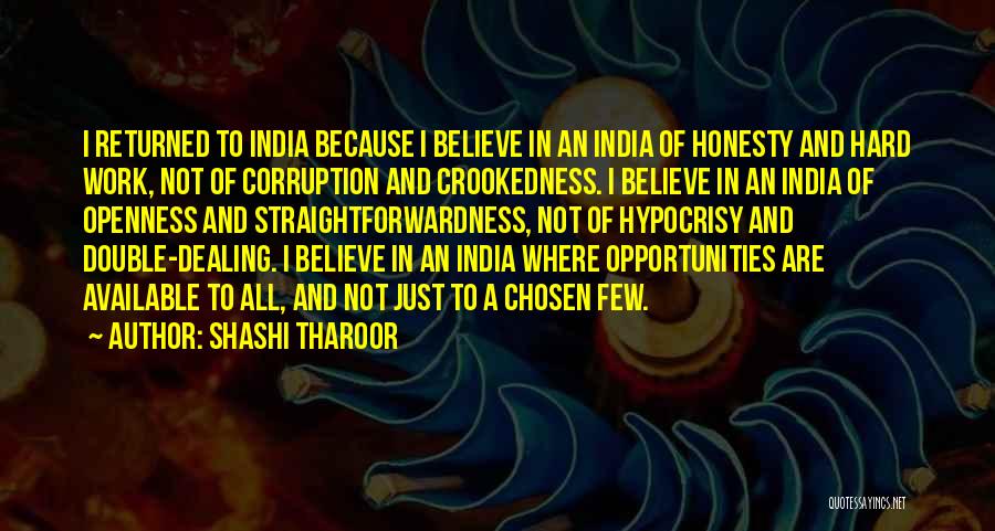 Straightforwardness Quotes By Shashi Tharoor