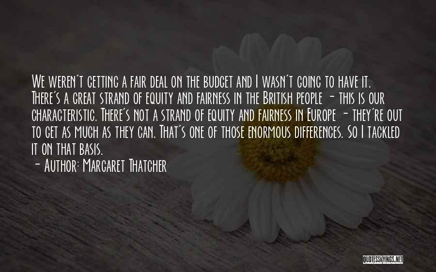 Strand Quotes By Margaret Thatcher