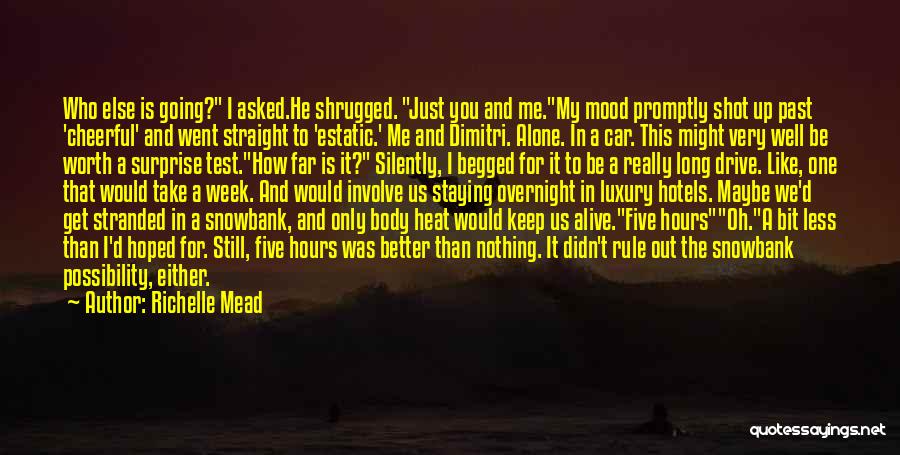 Stranded Alone Quotes By Richelle Mead