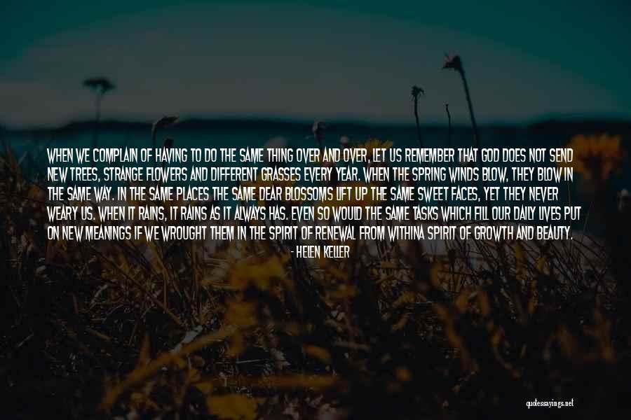 Strange Beauty Quotes By Helen Keller