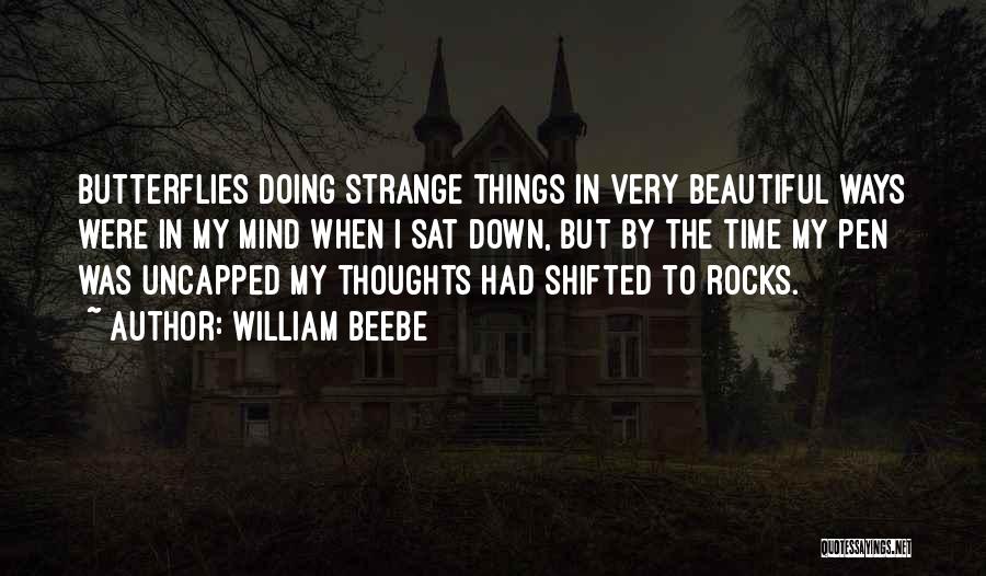 Strange But Beautiful Quotes By William Beebe