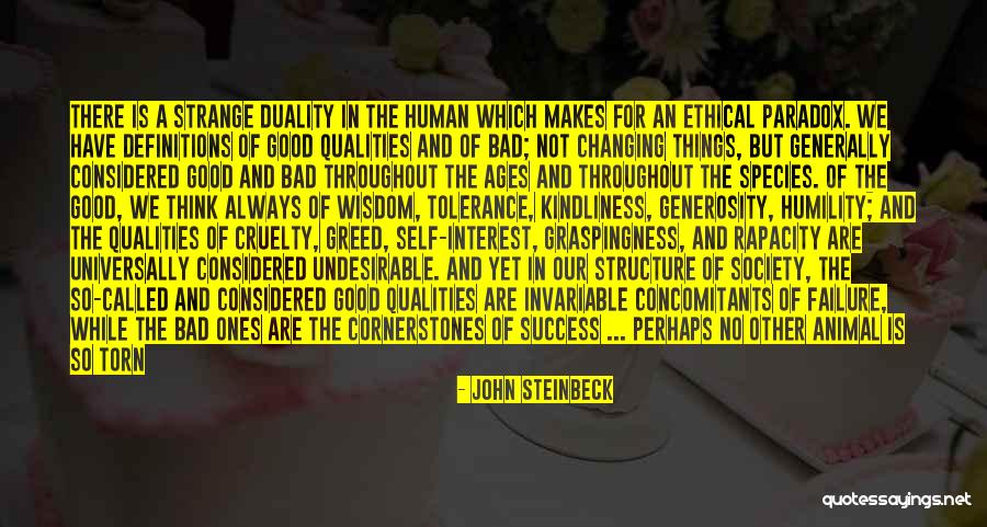 Strange But Good Quotes By John Steinbeck