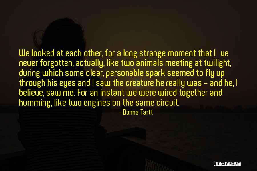 Strange Creature Quotes By Donna Tartt Strange Creature Quotes By Donna Tartt