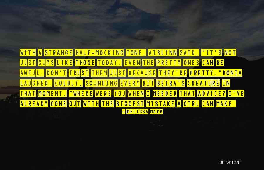 Strange Creature Quotes By Melissa Marr Strange Creature Quotes By Melissa Marr