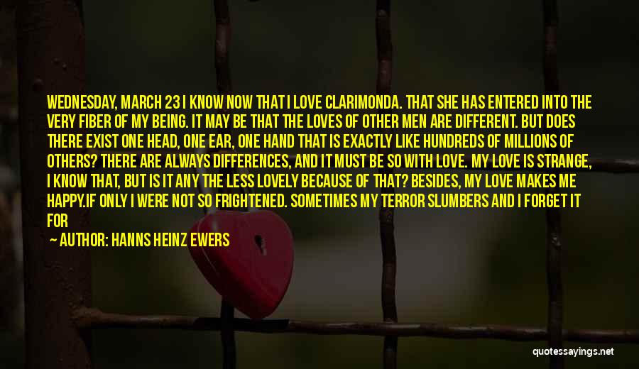 Strange Love Quotes By Hanns Heinz Ewers