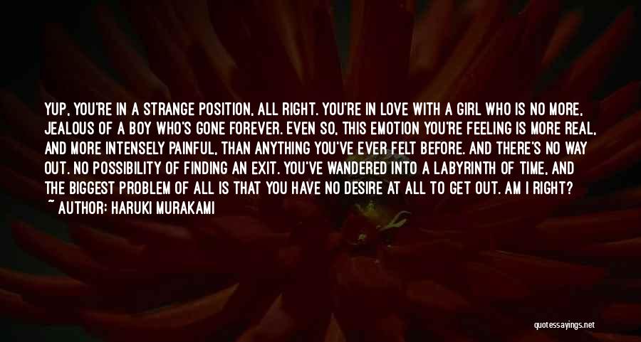 Strange Love Quotes By Haruki Murakami