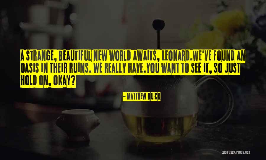Strange New World Quotes By Matthew Quick Strange New World Quotes By Matthew Quick