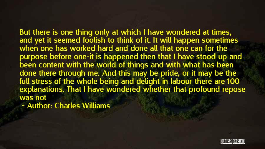 Strange Things In Life Quotes By Charles Williams