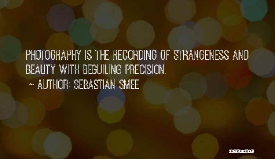 Strangeness Quotes By Sebastian Smee