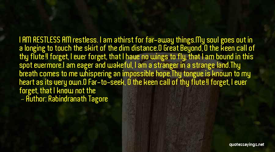 Stranger Strange Land Quotes By Rabindranath Tagore
