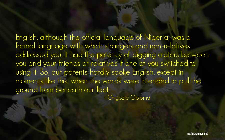 Strangers And Friends Quotes By Chigozie Obioma Strangers And Friends Quotes By Chigozie Obioma