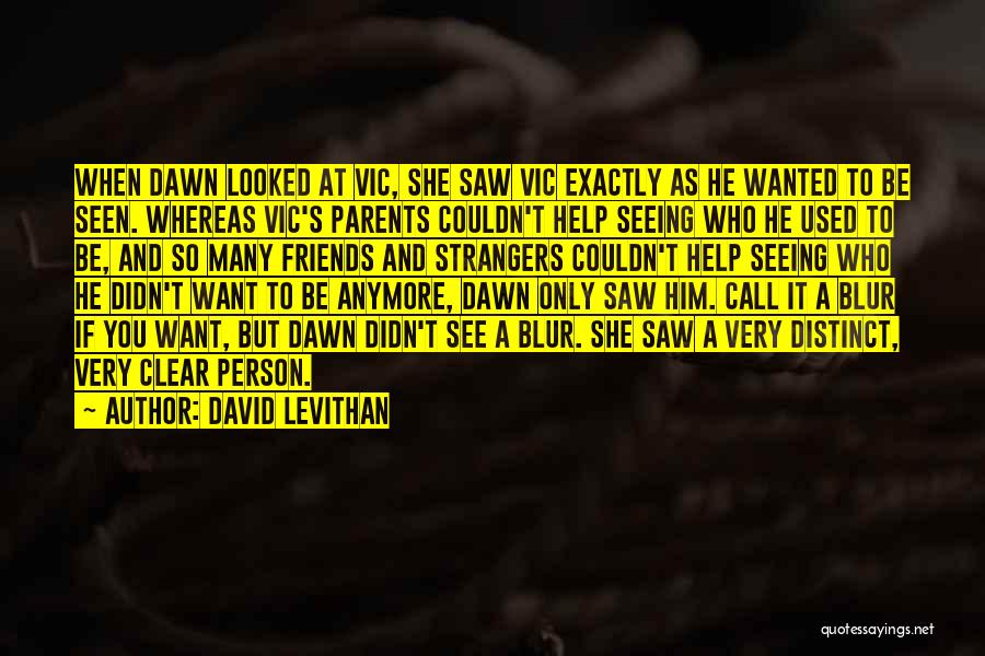 Strangers To Friends Quotes By David Levithan