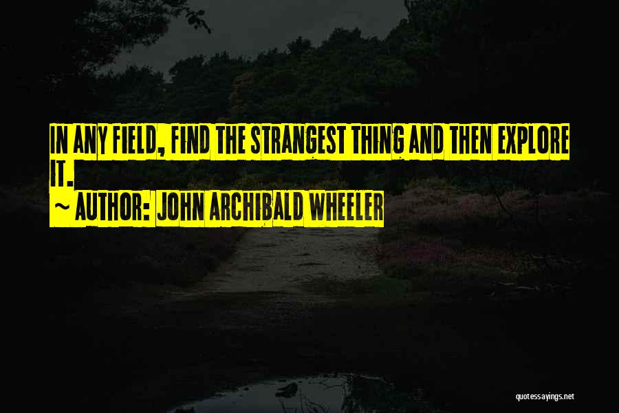 Strangest Quotes By John Archibald Wheeler