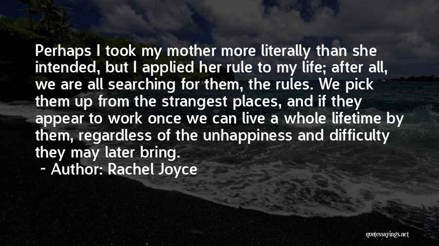 Strangest Quotes By Rachel Joyce