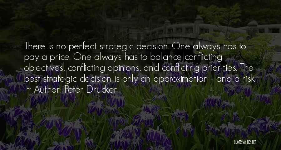 Strategic Objectives Quotes By Peter Drucker