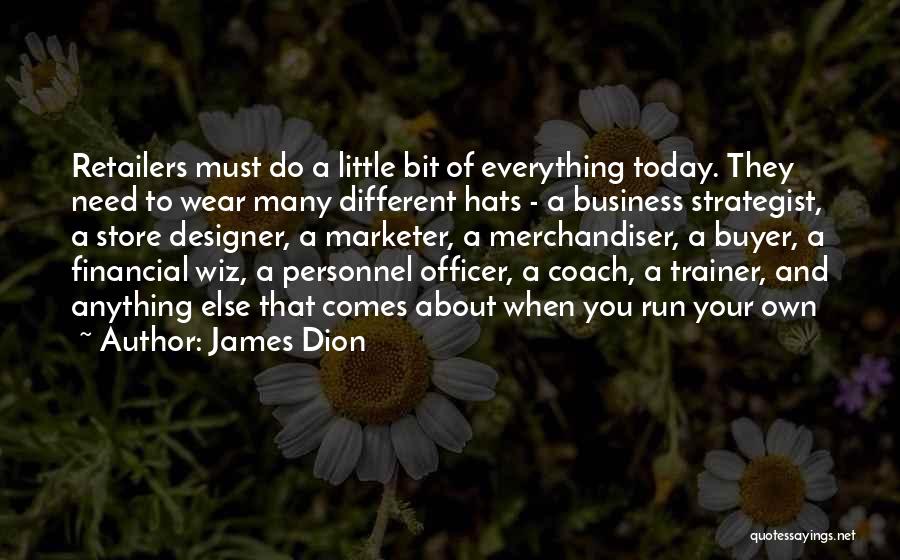 Strategist Quotes By James Dion