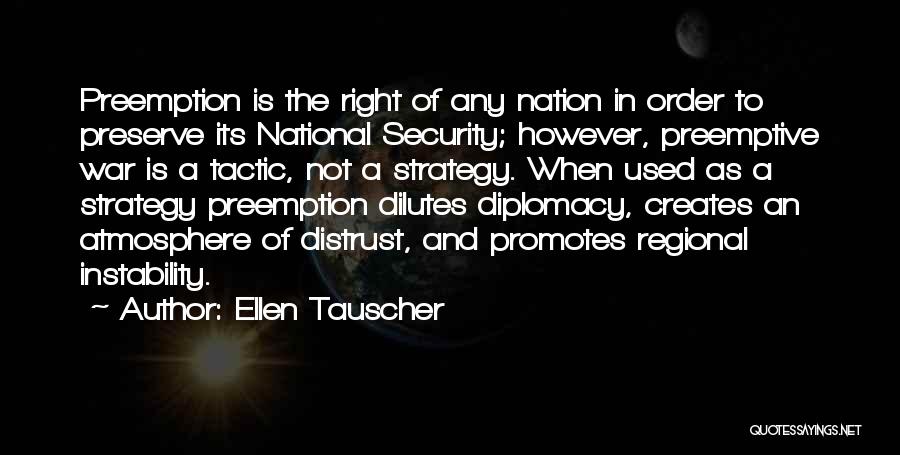 Strategy And Tactic Quotes By Ellen Tauscher