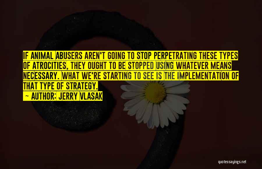 Strategy Implementation Quotes By Jerry Vlasak
