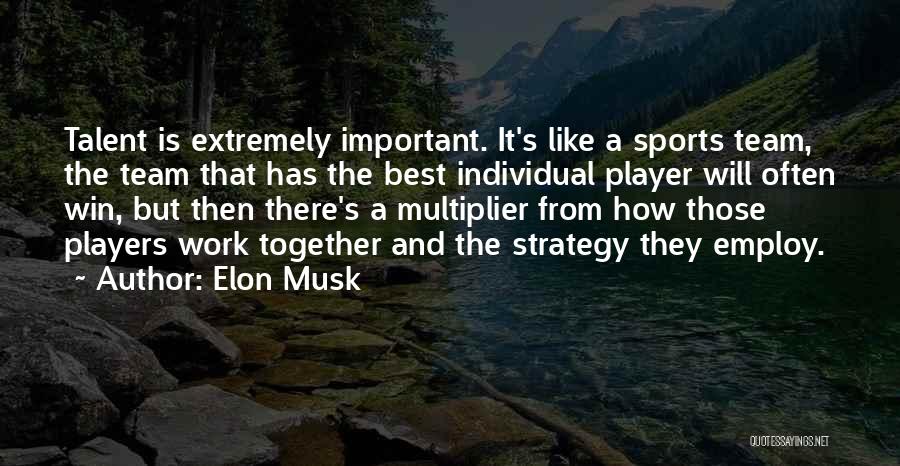 Strategy In Sports Quotes By Elon Musk