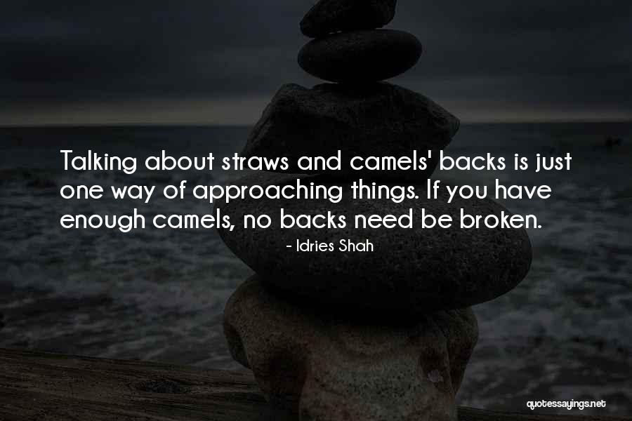 Straws Quotes By Idries Shah