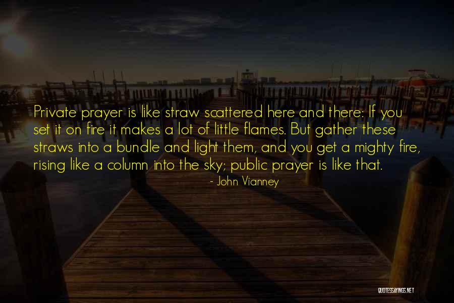 Straws Quotes By John Vianney