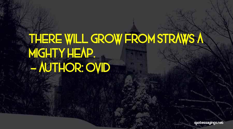 Straws Quotes By Ovid