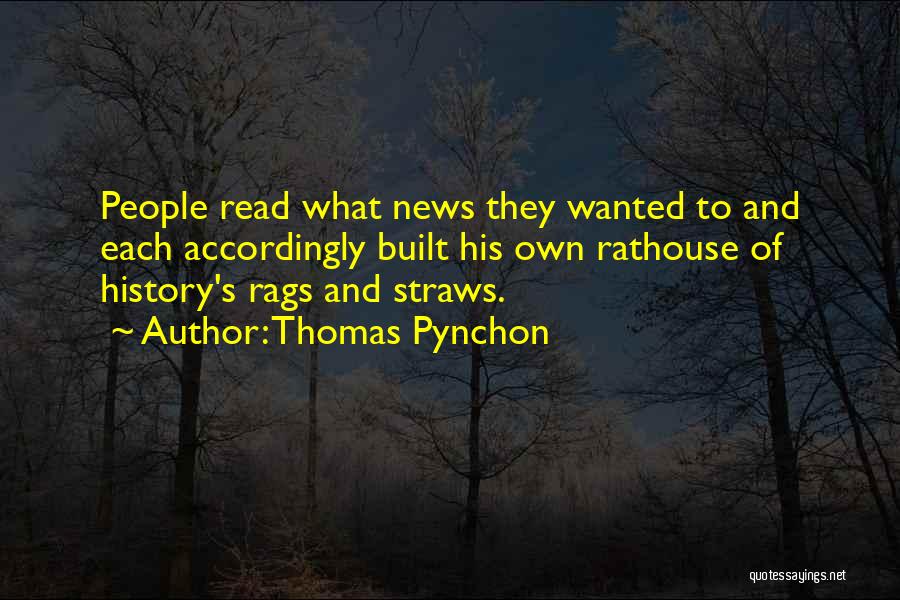 Straws Quotes By Thomas Pynchon