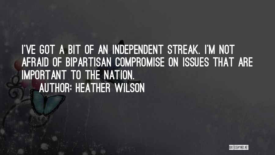 Streak Quotes By Heather Wilson