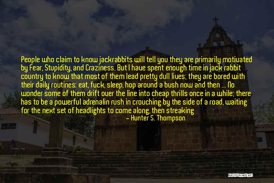 Streaking Quotes By Hunter S. Thompson Streaking Quotes By Hunter S. Thompson