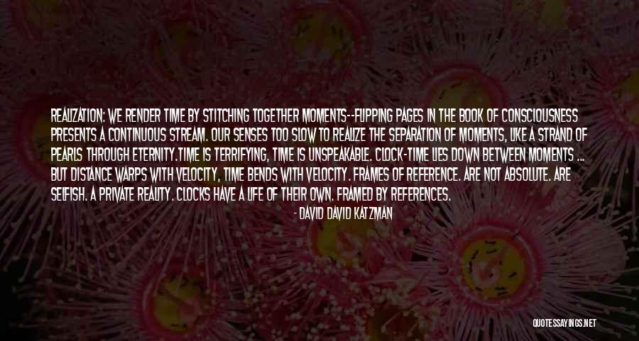 Stream Of Consciousness Quotes By David David Katzman