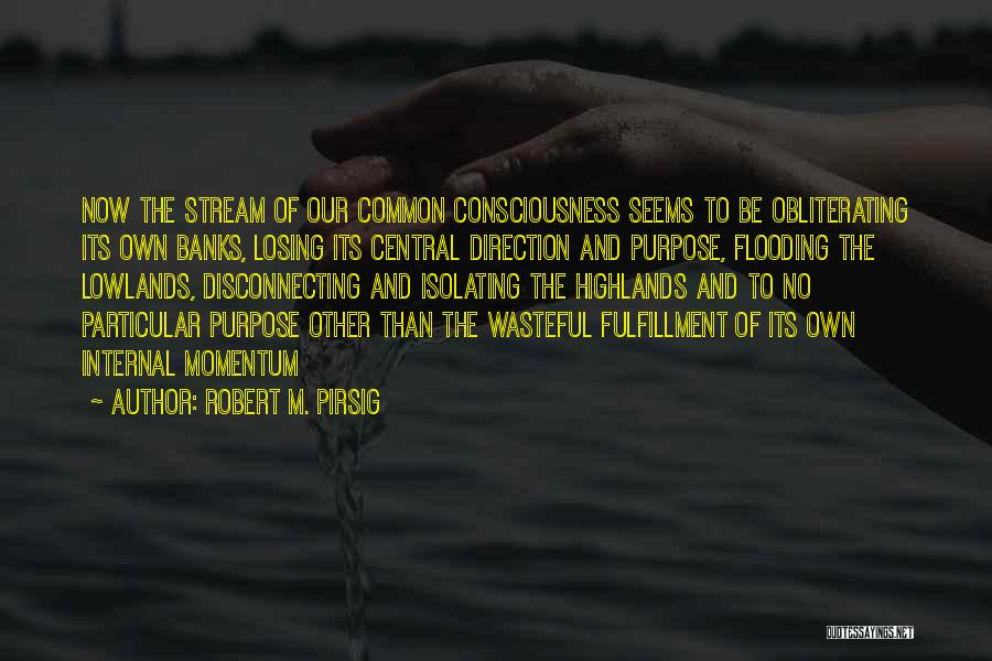 Stream Of Consciousness Quotes By Robert M. Pirsig