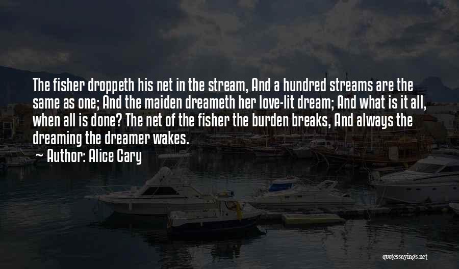 Stream Quotes By Alice Cary