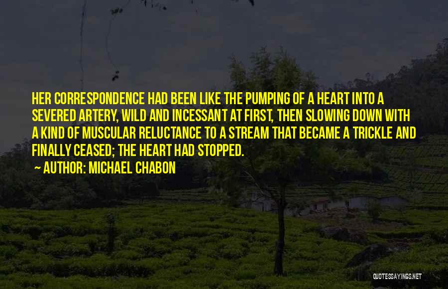 Stream Quotes By Michael Chabon