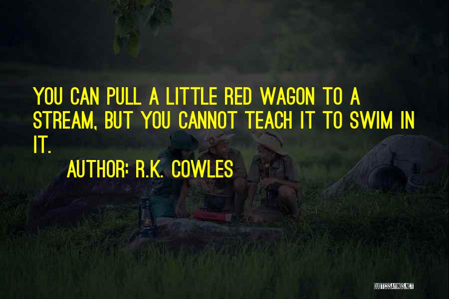 Stream Quotes By R.K. Cowles