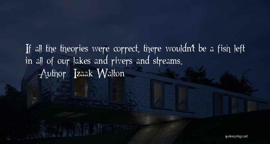 Streams And Rivers Quotes By Izaak Walton