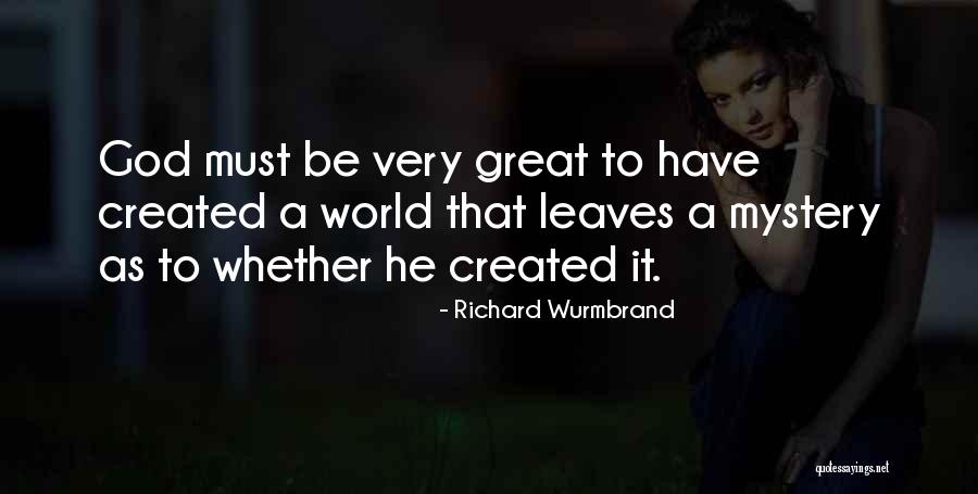 Streeck Hendrik Quotes By Richard Wurmbrand