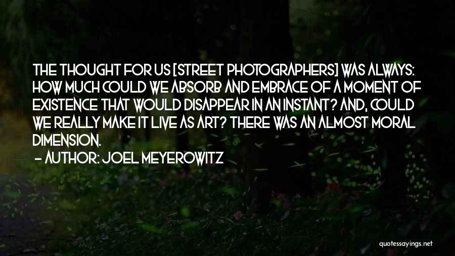 Street Art Quotes By Joel Meyerowitz