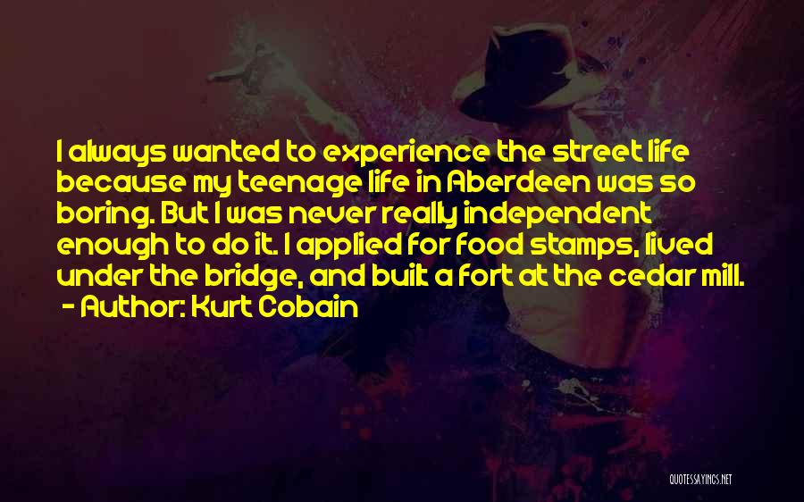 Street Food Quotes By Kurt Cobain