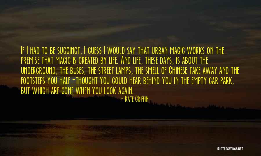 Street Lamps Quotes By Kate Griffin