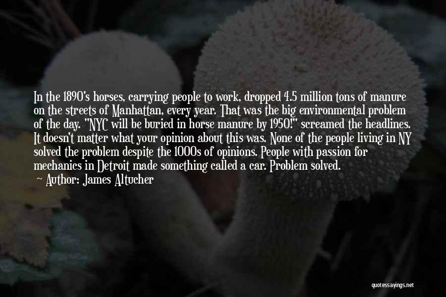 Streets Of Manhattan Quotes By James Altucher