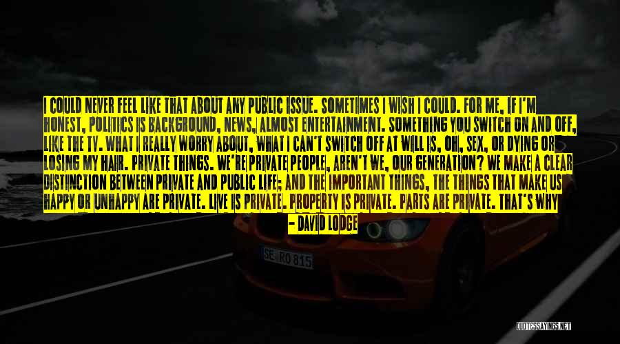 Streets Quotes By David Lodge