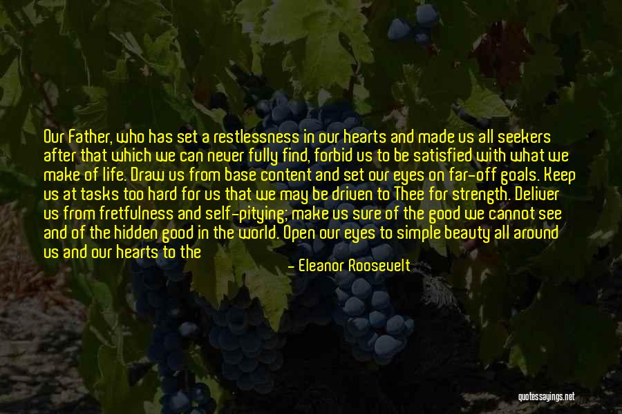 Strength And Beauty Quotes By Eleanor Roosevelt