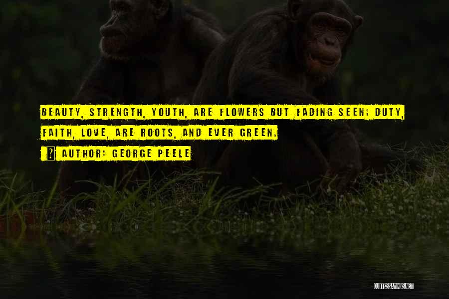 Strength And Beauty Quotes By George Peele