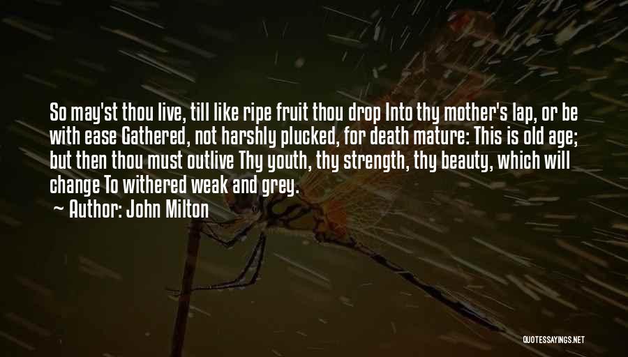 Strength And Change Quotes By John Milton