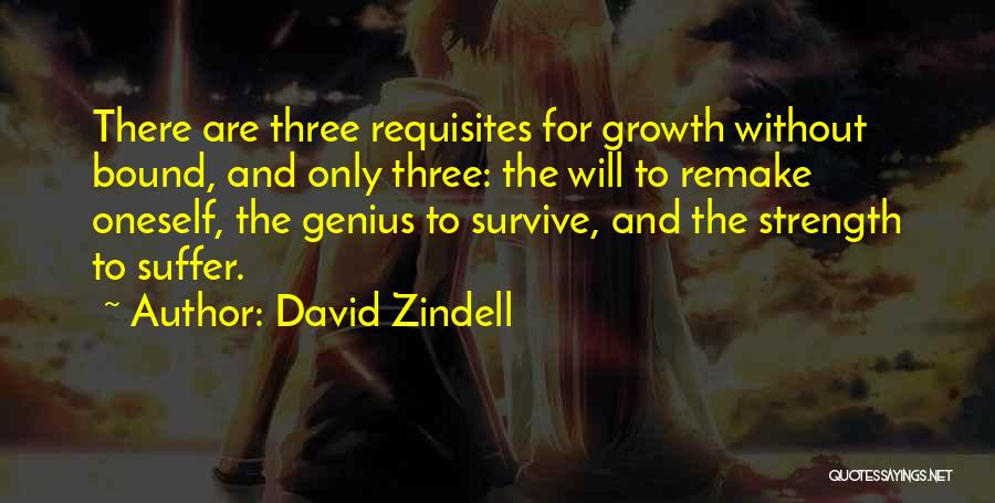 Strength And Growth Quotes By David Zindell